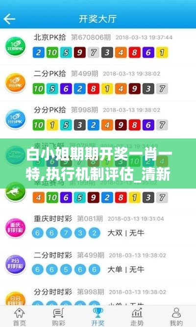 白小姐期期开奖一肖一特,执行机制评估_清新版GOI14.631