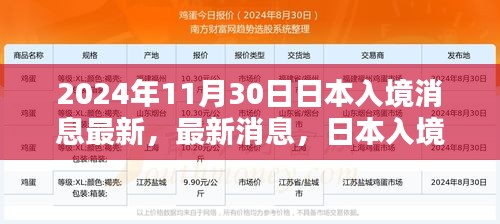 2024年11月30日日本入境政策调整最新详解