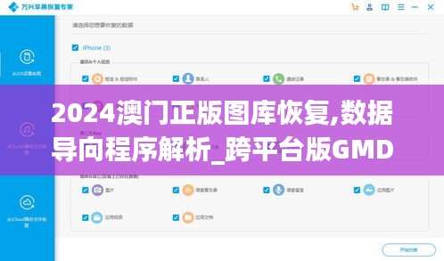2024澳门正版图库恢复,数据导向程序解析_跨平台版GMD46.330