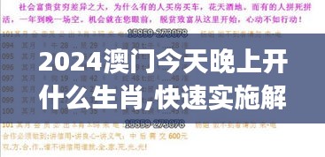 2024澳门今天晚上开什么生肖,快速实施解答研究_声学版UXN90.310