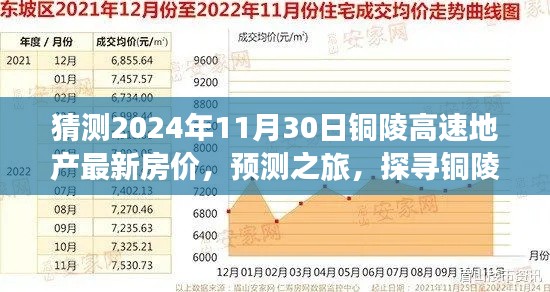 猜测2024年11月30日铜陵高速地产最新房价，预测之旅，探寻铜陵高速地产未来房价走势（2024年11月30日视角）