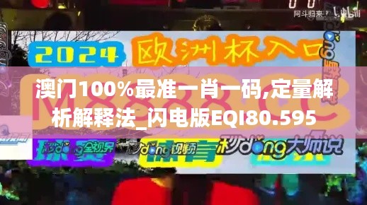 澳门100%最准一肖一码,定量解析解释法_闪电版EQI80.595