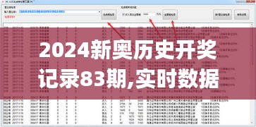 2024新奥历史开奖记录83期,实时数据分析_安静版EQW37.502