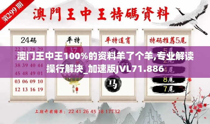 澳门王中王100%的资料羊了个羊,专业解读操行解决_加速版JVL71.886