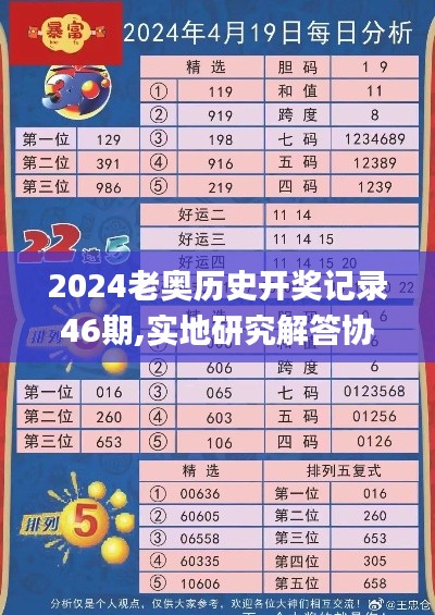 2024老奥历史开奖记录46期,实地研究解答协助_品牌版QMA32.802