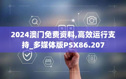 2024澳门免费资料,高效运行支持_多媒体版PSX86.207