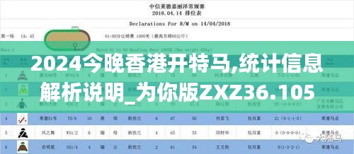 2024今晚香港开特马,统计信息解析说明_为你版ZXZ36.105