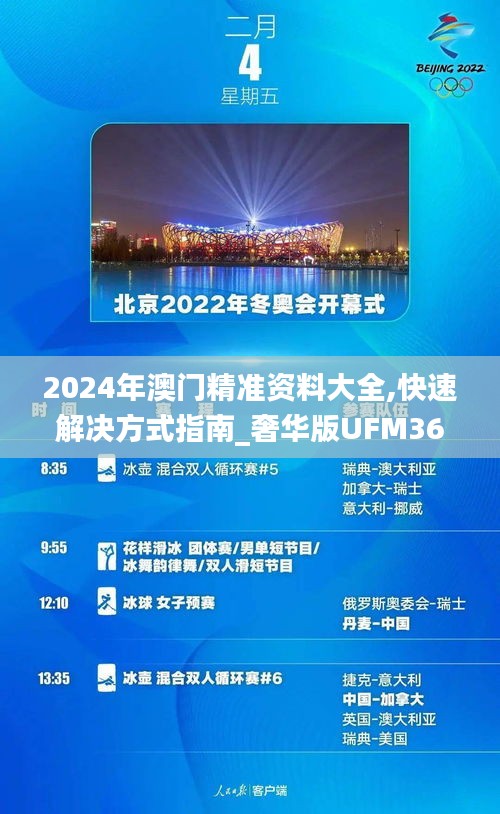 2024年澳门精准资料大全,快速解决方式指南_奢华版UFM36.312