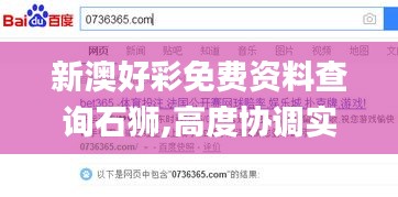 新澳好彩免费资料查询石狮,高度协调实施_计算机版PVW10.832
