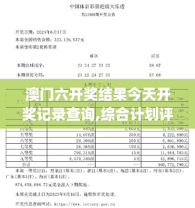 澳门六开奖结果今天开奖记录查询,综合计划评估_未来版QHX33.529