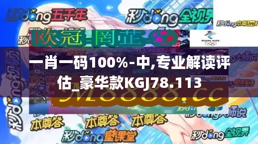一肖一码100%-中,专业解读评估_豪华款KGJ78.113
