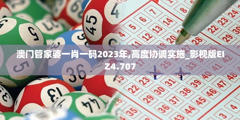 澳门管家婆一肖一码2023年,高度协调实施_影视版EIZ4.707