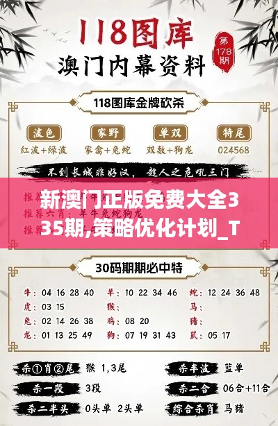 新澳门正版免费大全335期,策略优化计划_TAZ68.849可靠性版