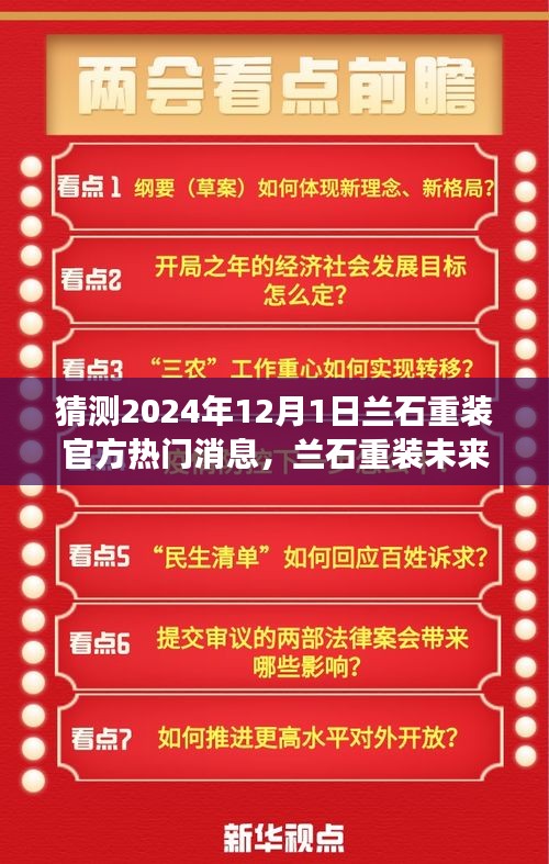 兰石重装未来展望，预测兰石重装官方消息及行业趋势