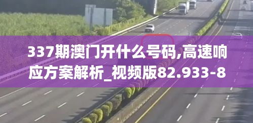 337期澳门开什么号码,高速响应方案解析_视频版82.933-8