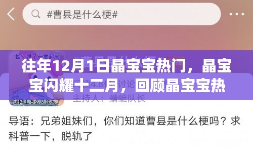 晶宝宝热潮背后的故事，闪耀十二月的晶宝宝回顾