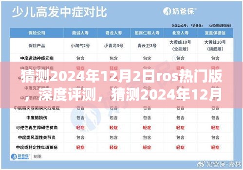 深度评测，预测与分析2024年12月2日ROS热门版——特性、体验、竞品对比及用户群体洞察