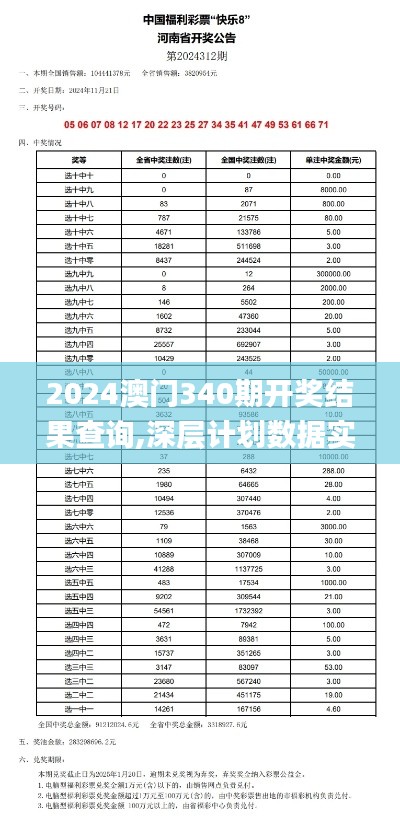 2024澳门340期开奖结果查询,深层计划数据实施_T1.537