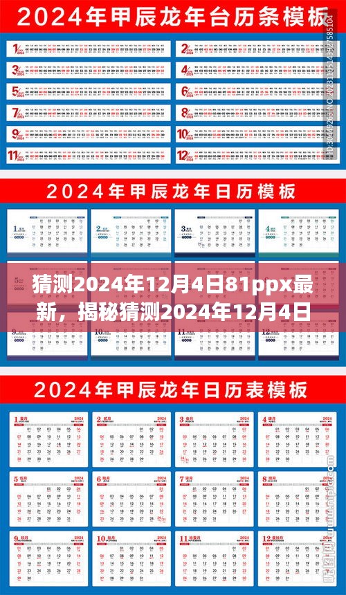 揭秘，关于2024年12月4日最新81ppx产品的全面解读与预测，用户体验及目标用户群体分析
