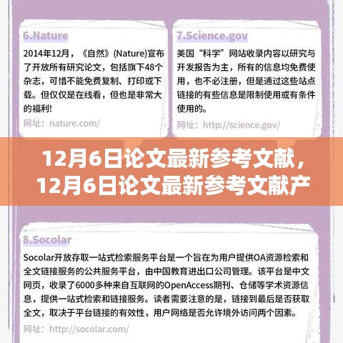 最新参考文献解读与产品全面评测介绍，聚焦12月6日论文资讯