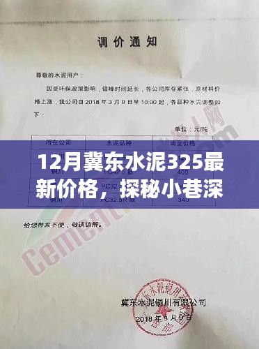 冀东水泥325最新价格揭秘，小巷深处的独特建材小店探访