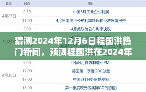 程国洪动向揭秘，预测分析其在2024年12月6日的热门新闻动向