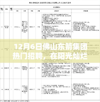 东箭集团招聘日，阳光下的职业选择与家的温馨相遇
