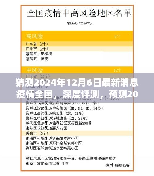 猜测2024年12月6日最新消息疫情全国，深度评测，预测2024年12月6日最新疫情消息——全国态势分析