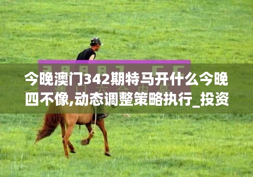 今晚澳门342期特马开什么今晚四不像,动态调整策略执行_投资版2.499