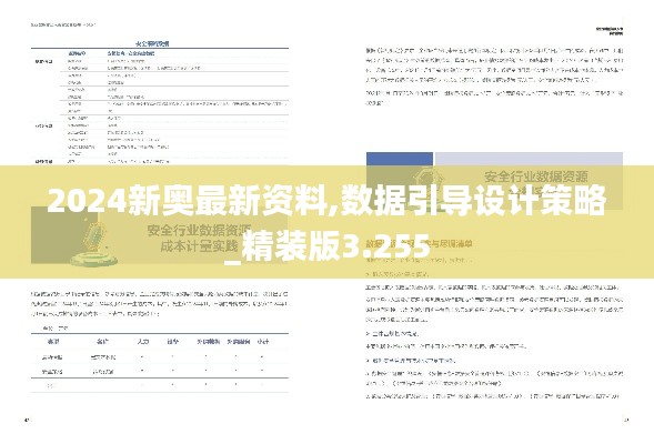 2024新奥最新资料,数据引导设计策略_精装版3.255