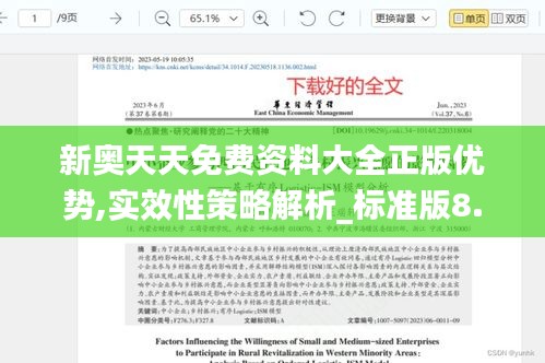 新奥天天免费资料大全正版优势,实效性策略解析_标准版8.251