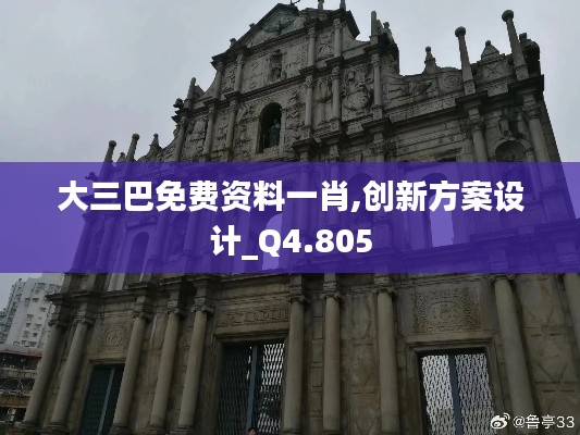 大三巴免费资料一肖,创新方案设计_Q4.805