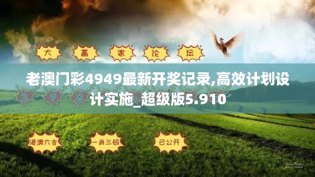 老澳门彩4949最新开奖记录,高效计划设计实施_超级版5.910