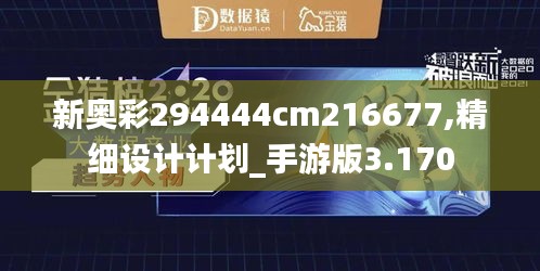 新奥彩294444cm216677,精细设计计划_手游版3.170