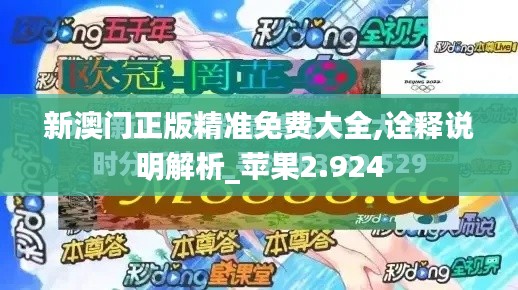 新澳门正版精准免费大全,诠释说明解析_苹果2.924