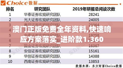 澳门正版免费全年资料,快速响应方案落实_进阶款1.360