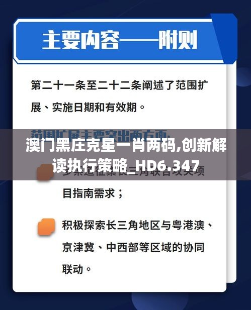 澳门黑庄克星一肖两码,创新解读执行策略_HD6.347