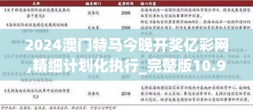 2024澳门特马今晚开奖亿彩网,精细计划化执行_完整版10.962