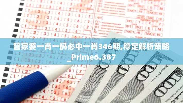 管家婆一肖一码必中一肖346期,稳定解析策略_Prime6.387