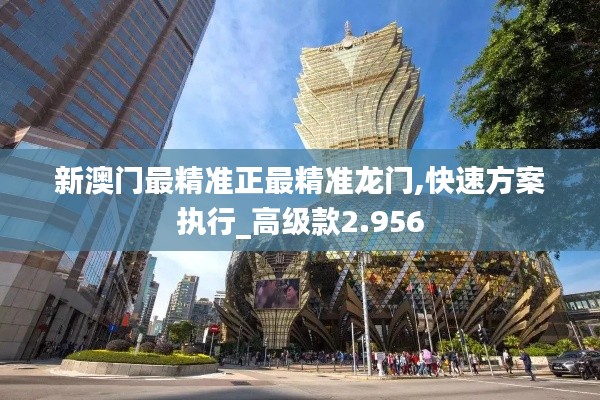 新澳门最精准正最精准龙门,快速方案执行_高级款2.956