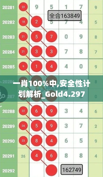 一肖100%中,安全性计划解析_Gold4.297