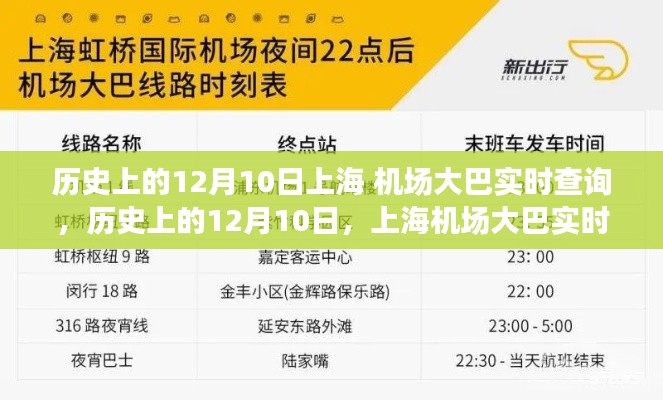 历史上的12月10日上海机场大巴实时查询系统深度解析与评测报告