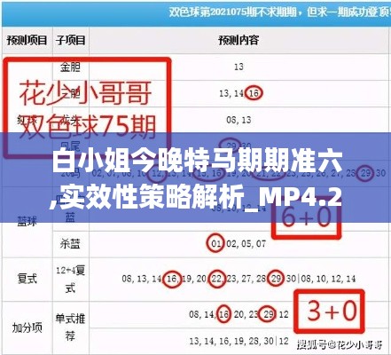 白小姐今晚特马期期准六,实效性策略解析_MP4.296