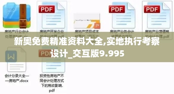 新奥免费精准资料大全,实地执行考察设计_交互版9.995