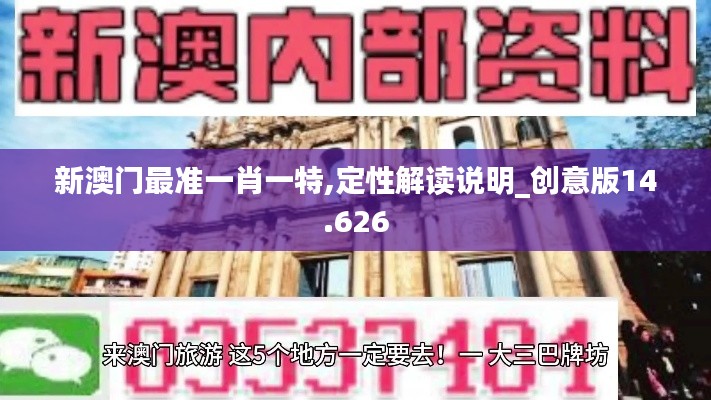 新澳门最准一肖一特,定性解读说明_创意版14.626