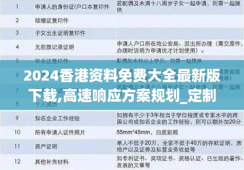 2024香港资料免费大全最新版下载,高速响应方案规划_定制版3.248