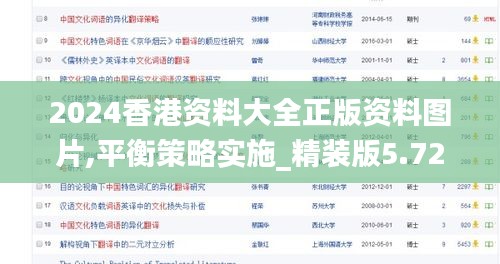 2024香港资料大全正版资料图片,平衡策略实施_精装版5.721