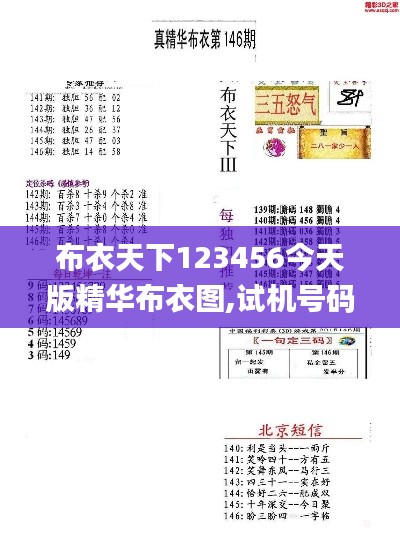 布衣天下123456今天版精华布衣图,试机号码,最新数据解释定义_手游版18.210