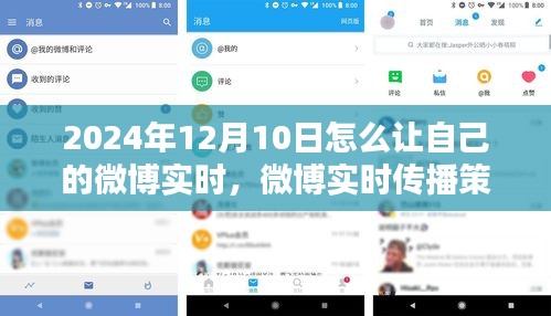 微博实时传播策略，掌握关键技巧，让你的微博在2024年大放异彩