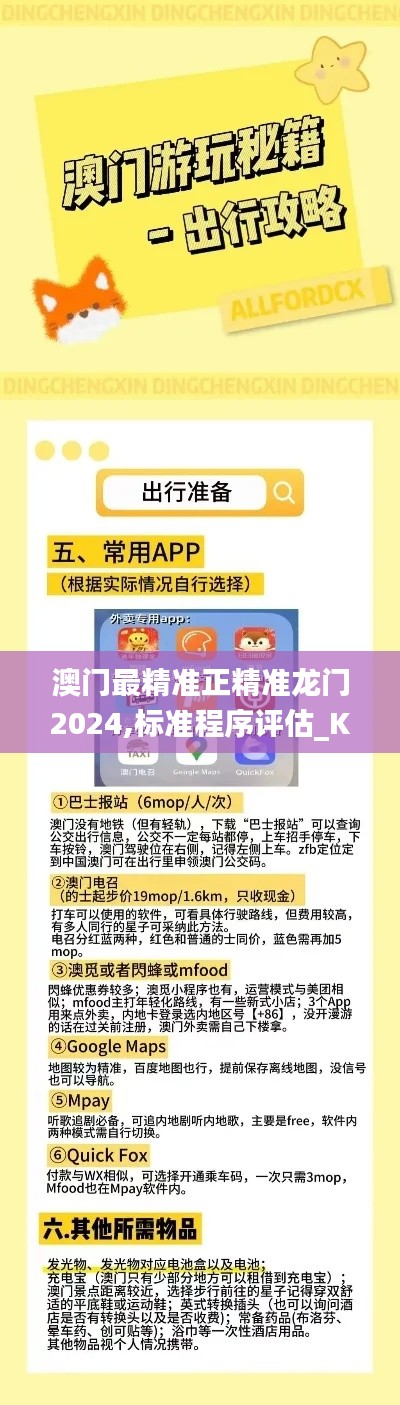 澳门最精准正精准龙门2024,标准程序评估_KP4.282